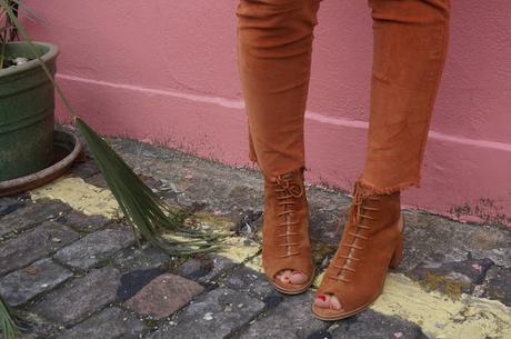 Pantalon velours chloeschlothes- pantalon velour marron