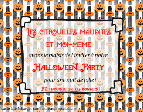 Fêter Halloween à la maison – Cartes d’invitations gratuites