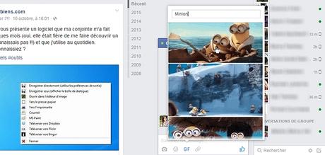 Facebook Messenger permet maintenant de chercher et d’envoyer des GIFs animés à ses amis