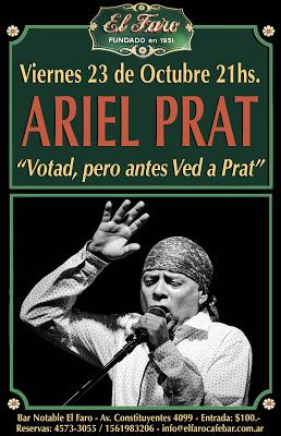 Ariel Prat vendredi au Faro [à l'affiche]