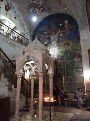 A day in the Holy city - Jerusalem 10/09/15 - Saint Sulpice and down the path of Mary