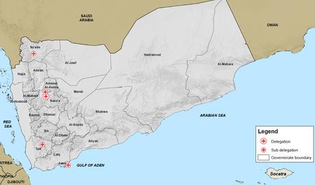 carte Yemen
