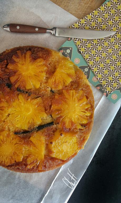 gâteau renversé a l ananas image