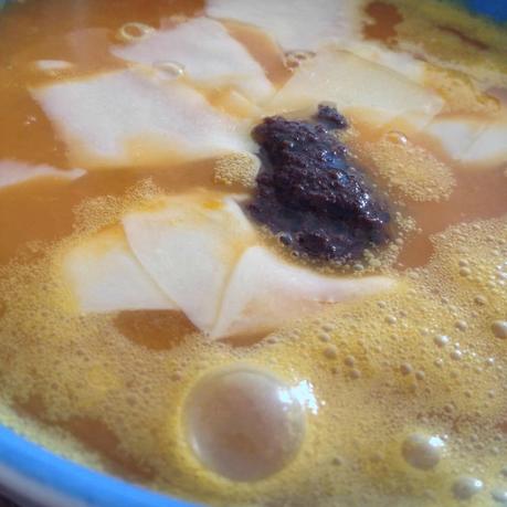 Soupe au potiron, carottes et tapenade Confort food