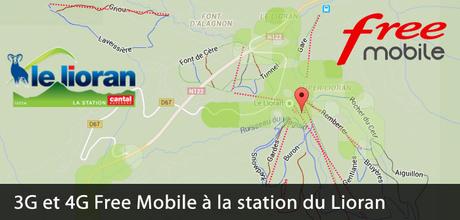 La 3G et la 4G à la station de ski du Lioran 3G et 4G Free au Lioran