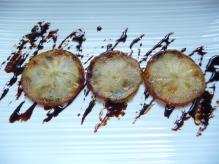 ESCALOPE DE FOIE GRAS POELE SUR PAIN D’EPICE & FRUITS D’AUTOMNE P1240752