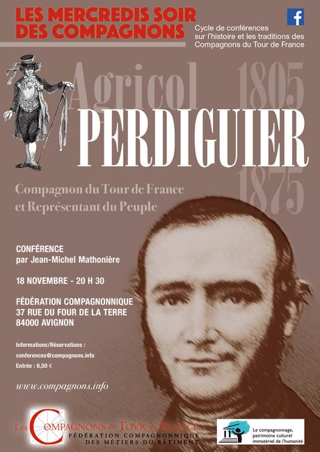 Avignon : conférence sur Agricol Perdiguier le 18 novembre. Avignon : conférence sur Agricol Perdiguier le 18 novembre.