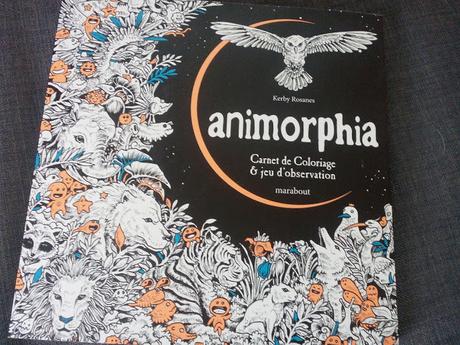 Chronique coloriage anti-stress : Animorphia Carnet de Coloriage & jeu d'observation ♥ ♥ ♥