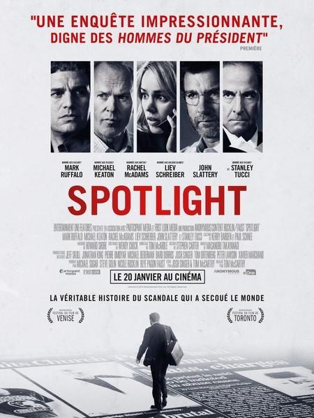 SPOTLIGHT - Michael Keaton, Mark Ruffalo, Rachel McAdams, Liev Schreiber, Stanley Tucci - le 20 Janvier 2016 au Cinéma 