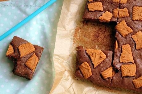 Brownie au spéculoos (recette facile)