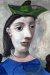 1939, Pablo Picasso : Femme au chapeau vert 1939, Pablo Picasso : Femme au chapeau vert