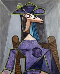 1942, Pablo Picasso : Portrait de femme (Dora Maar) 1942, Pablo Picasso : Portrait de femme (Dora Maar)