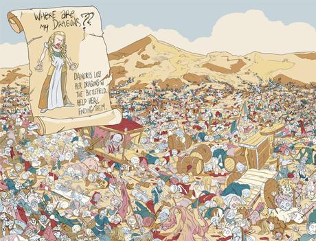 Une version Game of Thrones de « Où est Charlie ? » wherearemydragons5