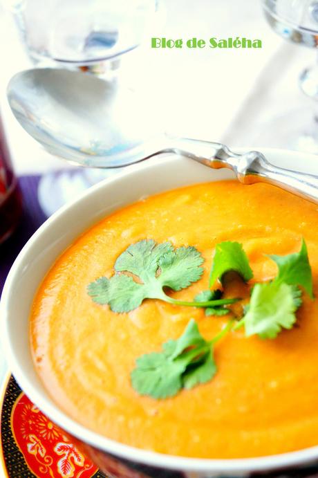 Velouté de lentilles corail au cumin Velouté de lentilles corail au cumin