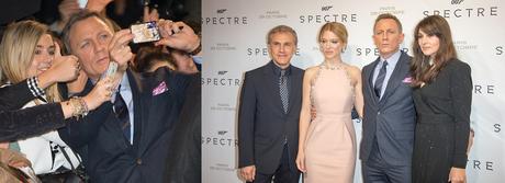 Daniel Craig, Monica Bellucci & Lea Seydoux a Paris pour l'avant-premiere de Spectre