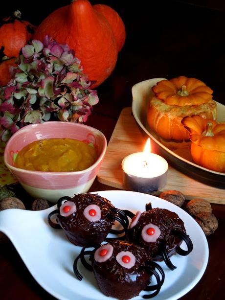 Spécial Halloween : compote pomme - potimarron épicée Spécial Halloween : compote pomme - potimarron épicée