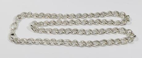 Fabrication d'un collier chaîne à grosses mailles en argent