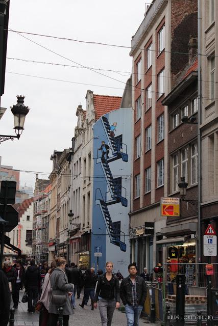 Escalope panée aux chips au vinaigre + quelques photos de Bruxelles!