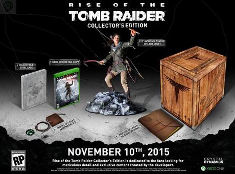 rise tomb raider collector xbox one 1024x759 Les sorties Xbox One et PS4 de Novembre  Xbox One sortie ps4 