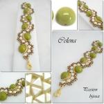 MAGNIFIQUE ... 0491 - Bracelet CELENA Pea Green