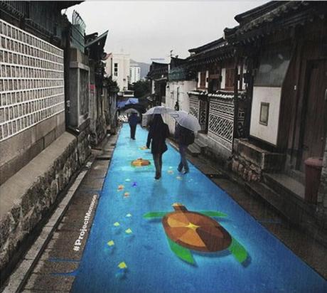 ART : Du street art qui apparait quand il pleut ! Project-Monsoon-Rain-Street-Art-8