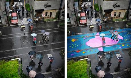ART : Du street art qui apparait quand il pleut ! Project-Monsoon-Rain-Street-Art-7