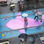 ART : Du street art qui apparait quand il pleut ! ART : Du street art qui apparait quand il pleut !