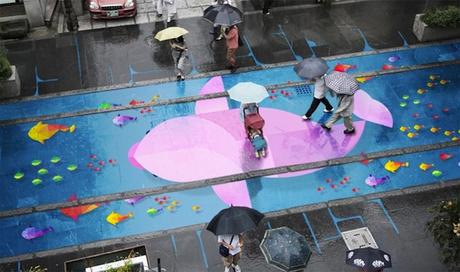 ART : Du street art qui apparait quand il pleut ! Project-Monsoon-Rain-Street-Art-9
