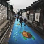 ART : Du street art qui apparait quand il pleut ! ART : Du street art qui apparait quand il pleut !