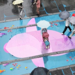 ART : Du street art qui apparait quand il pleut ! ART : Du street art qui apparait quand il pleut !