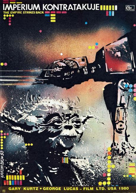 Les affiches de la première trilogie Star Wars à travers le monde StarWars-Pologne1983