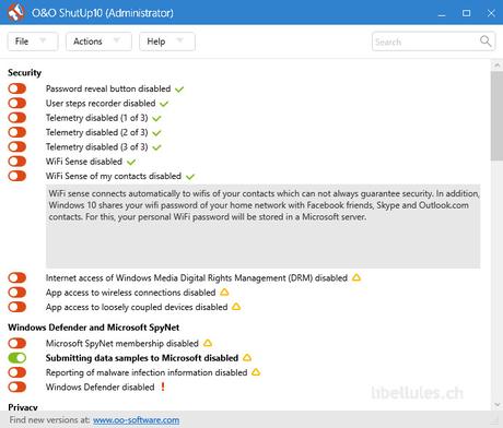 O&O ShutUp10 O&O ShutUp10