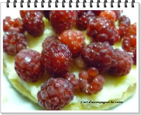 Tarte fine aux framboises Tarte fine à la framboise3