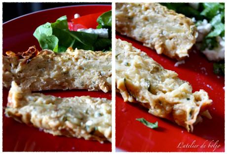 Gâteau invisible courgettes, roquefort et curry Gâteau invisible aux courgettes 3