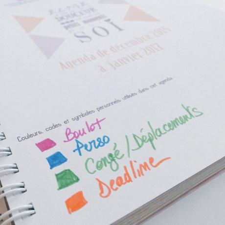 Comment mon agenda devient-il celui d’une « planner addict » ? codes