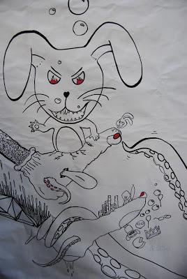 Performance Live d'art urbain avec Mister Pee Performance Live d'art urbain avec Mister Pee