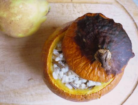 potimarron farci aux coings Potimarron farci aux coings et au riz