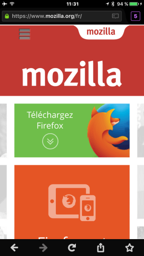 Firefox arrive finalement sur iOS