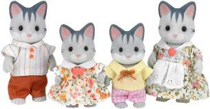 Famille chat gris 22€74