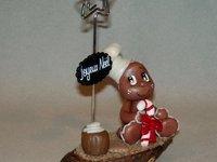 Porte-photo avec Bonhomme pain d'épice Porte-photo avec Bonhomme pain d'épice