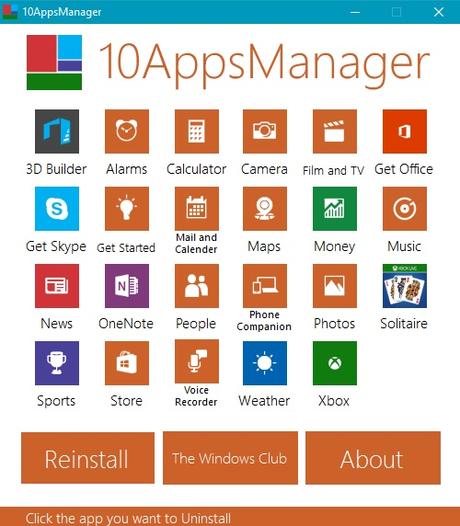 Désinstaller les applications pré-installées dans Windows 10 Désinstaller les applications pré-installées dans Windows 10