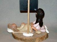 Montage avec Podologue et Sage-femme en porcelaine froide Montage avec Podologue et Sage-femme en porcelaine froide