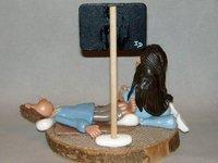 Montage avec Podologue et Sage-femme en porcelaine froide Montage avec Podologue et Sage-femme en porcelaine froide