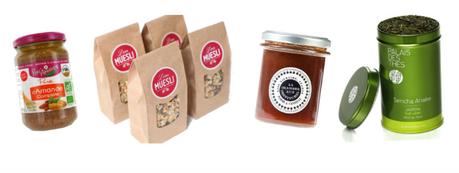 10 idées de cadeau Healthy MUESLI confiture puree amande the