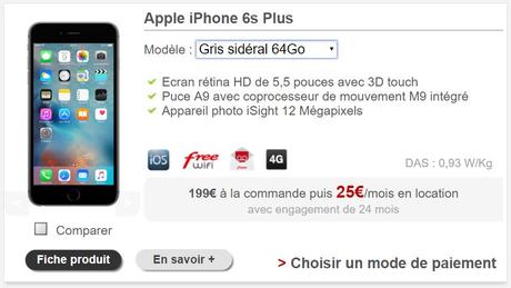 Free Mobile permet enfin de louer un iPhone 6S Plus louer-iPhone-6S-Plus-free-mobile