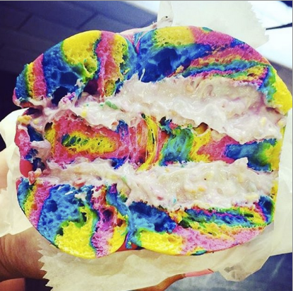 Funky Food : les bagels arc-en-ciel ! Funky Food : les bagels arc-en-ciel !