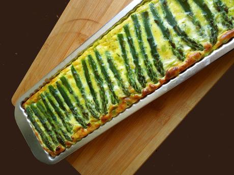 Tarte poireaux-asperges sans pâte Tarte poireaux-asperges sans pâte