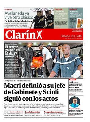 La presse argentine continue la campagne jusqu'à la dernière minute [Actu]