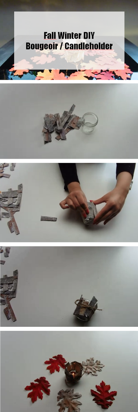 DIY décoration - Bougeoir effet bois d'inspiration scandinave DIY décoration - Bougeoir effet bois d'inspiration scandinave