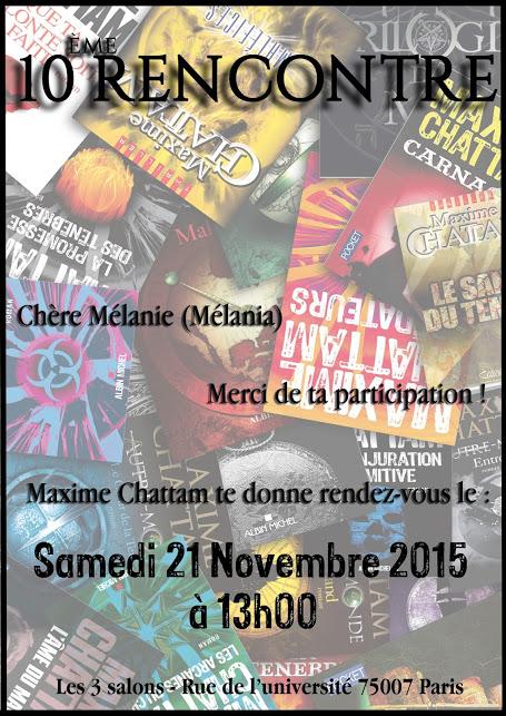 Rencontre Chattamiste 2015 - Novembre 2015 - Paris